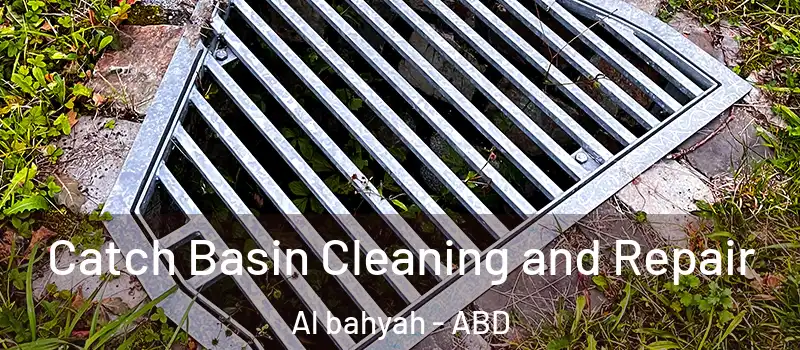  Catch Basin Cleaning and Repair Al bahyah - ABD