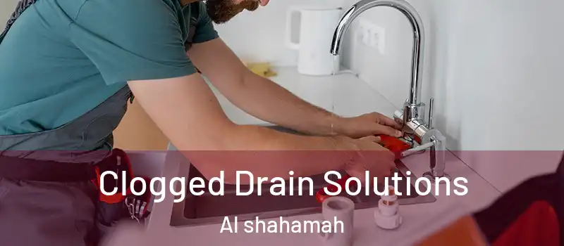  Clogged Drain Solutions Al shahamah