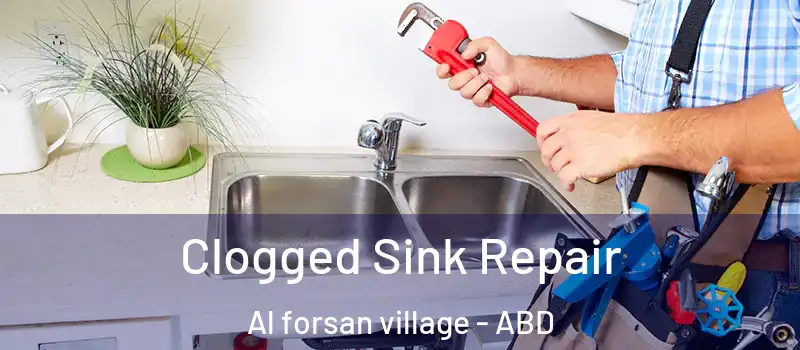  Clogged Sink Repair Al forsan village - ABD