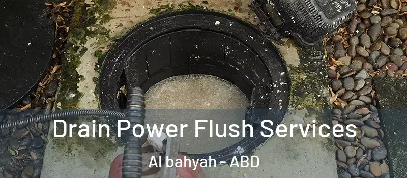  Drain Power Flush Services Al bahyah - ABD