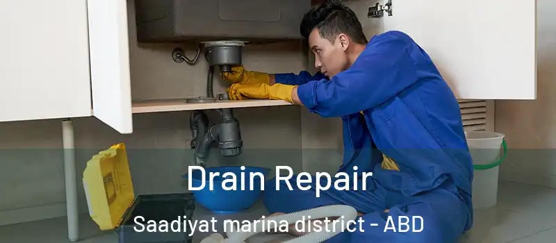  Drain Repair Saadiyat marina district - ABD
