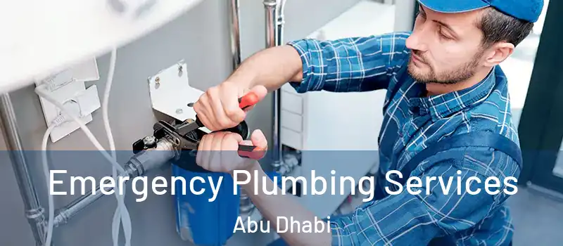  Emergency Plumbing Services Abu Dhabi