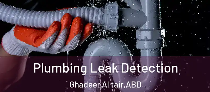  Plumbing Leak Detection Ghadeer Al tair - ABD