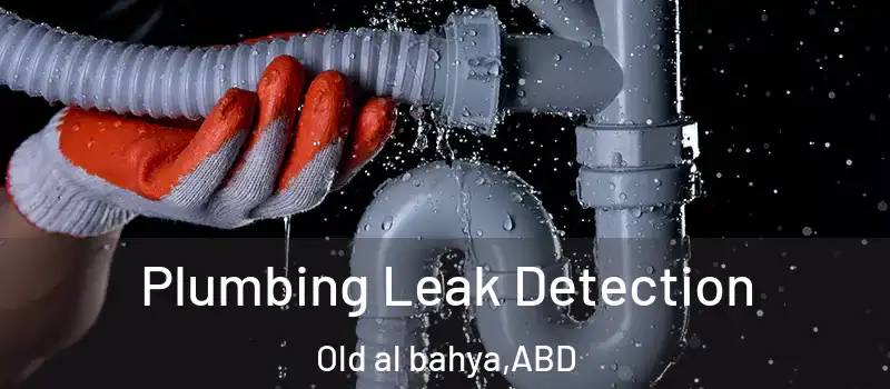  Plumbing Leak Detection Old al bahya - ABD