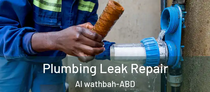  Plumbing Leak Repair Al wathbah - ABD