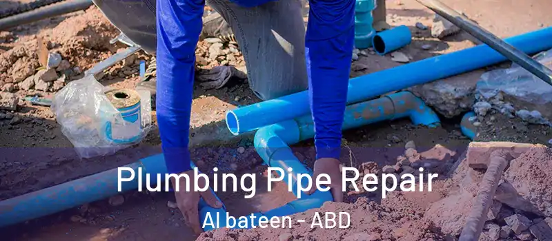  Plumbing Pipe Repair Al bateen - ABD