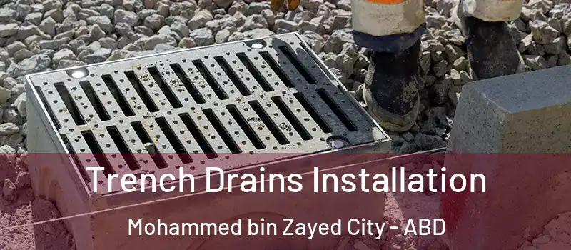  Trench Drains Installation Mohammed bin Zayed City - ABD