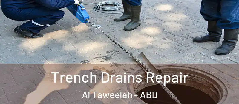  Trench Drains Repair Al Taweelah - ABD