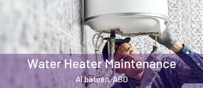  Water Heater Maintenance Al bateen, ABD
