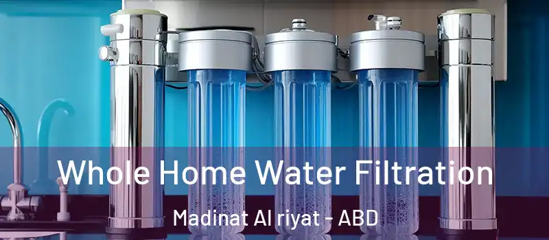  Whole Home Water Filtration Madinat Al riyat - ABD